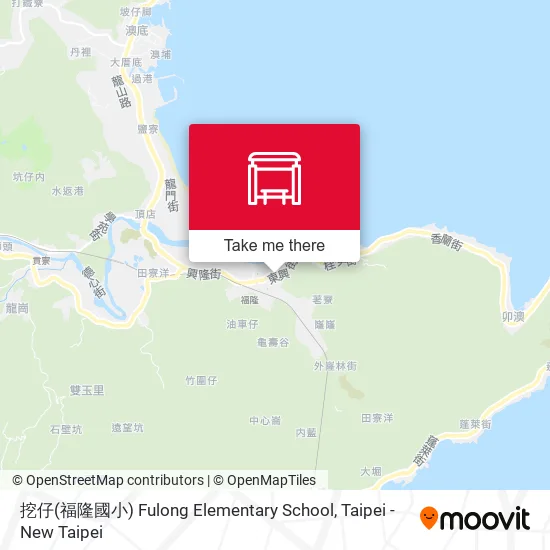 挖仔(福隆國小) Fulong Elementary School map