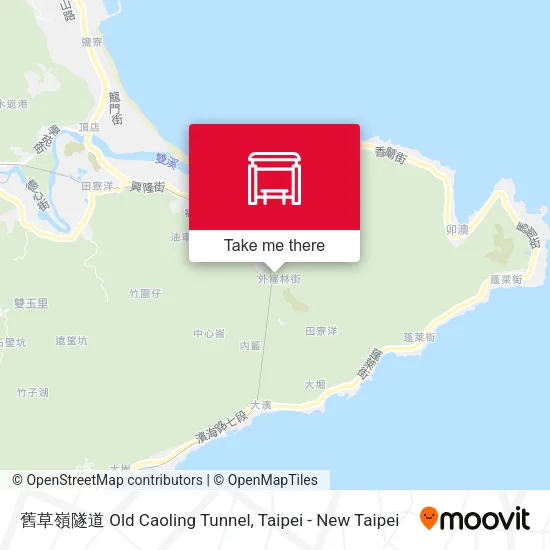 舊草嶺隧道 Old Caoling Tunnel map