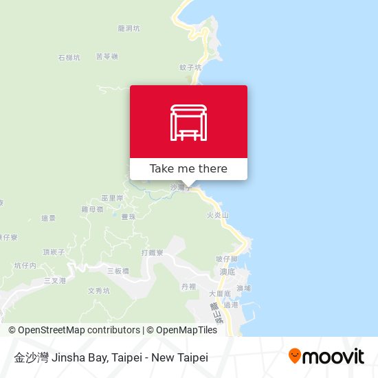 金沙灣 Jinsha Bay map