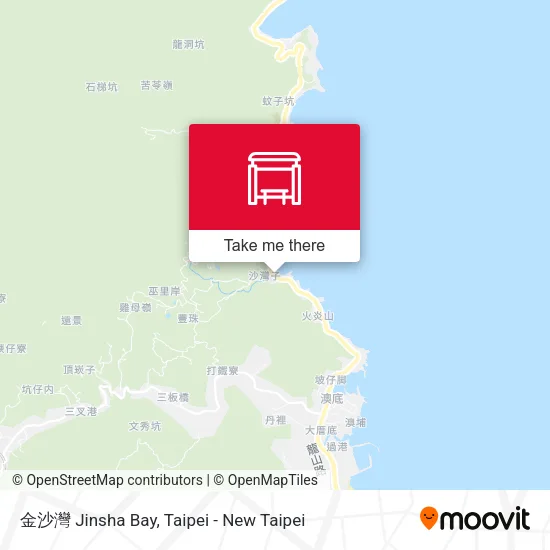 金沙灣 Jinsha Bay map