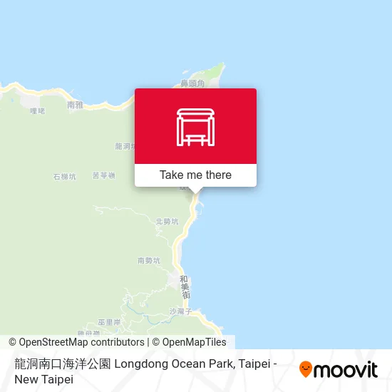 龍洞南口海洋公園 Longdong Ocean Park map