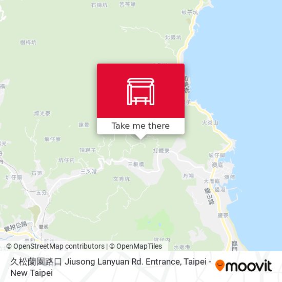 久松蘭園路口 Jiusong Lanyuan Rd. Entrance map