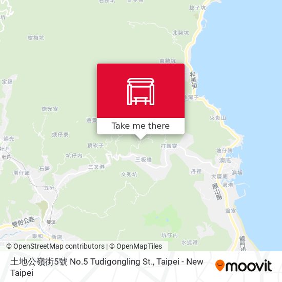 土地公嶺街5號 No.5 Tudigongling St.地圖
