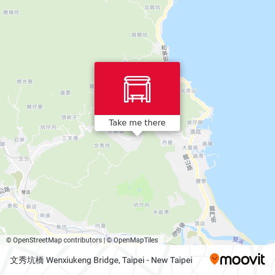 文秀坑橋 Wenxiukeng Bridge地圖