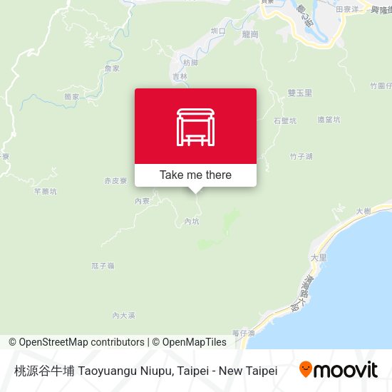 桃源谷牛埔 Taoyuangu Niupu map