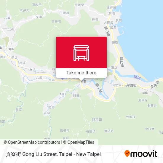 貢寮街 Gong Liu Street map