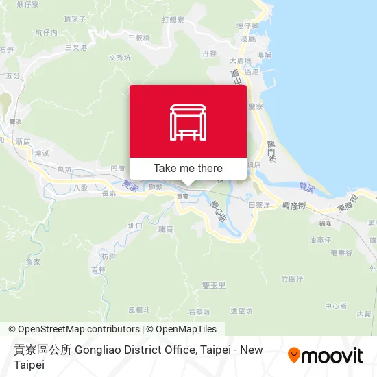 貢寮區公所 Gongliao District Office map