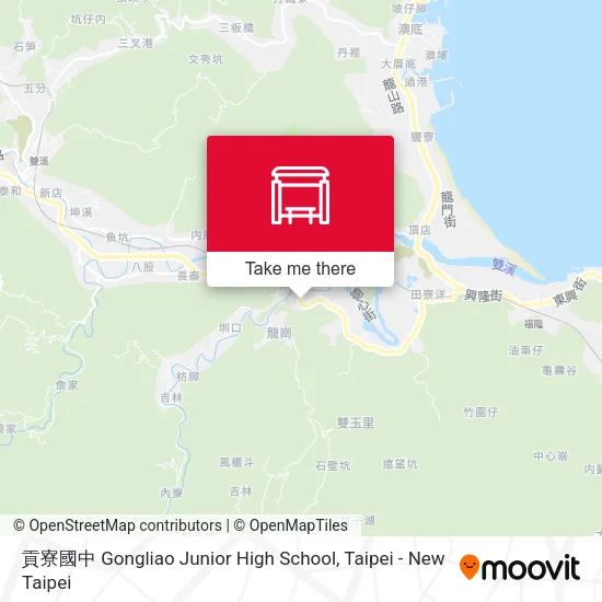 貢寮國中 Gongliao Junior High School map