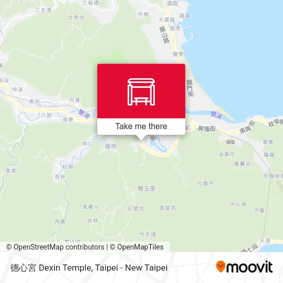 德心宮 Dexin Temple地圖