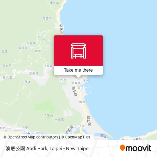 澳底公園 Aodi Park map
