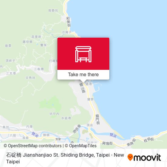 石碇橋 Jianshanjiao St. Shiding Bridge map
