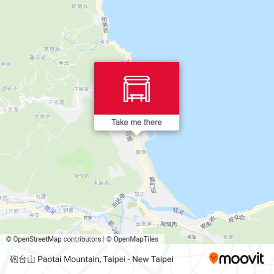 砲台山 Paotai Mountain地圖