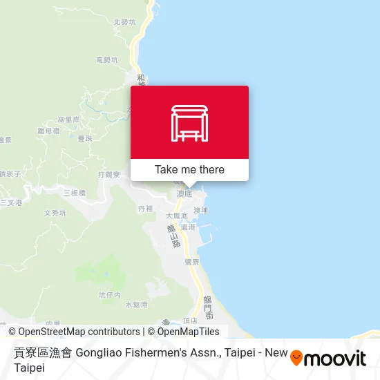 貢寮區漁會 Gongliao Fishermen's Assn. map