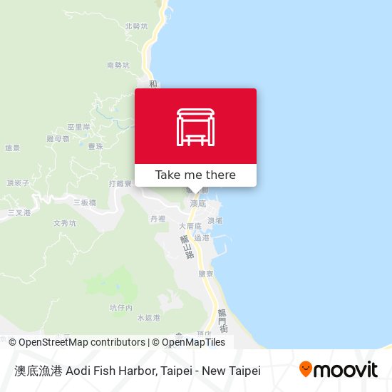 澳底漁港 Aodi Fish Harbor地圖