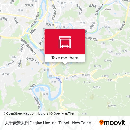 大千豪景大門 Daqian Haojing map