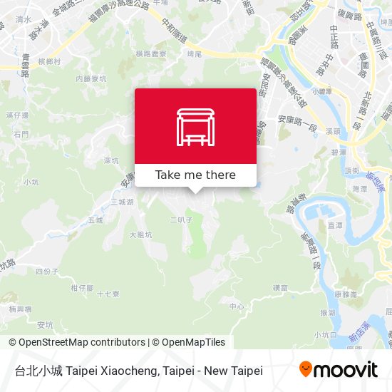 台北小城 Taipei Xiaocheng map