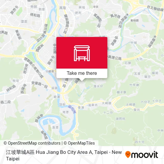 江坡華城A區 Hua Jiang Bo City Area A map