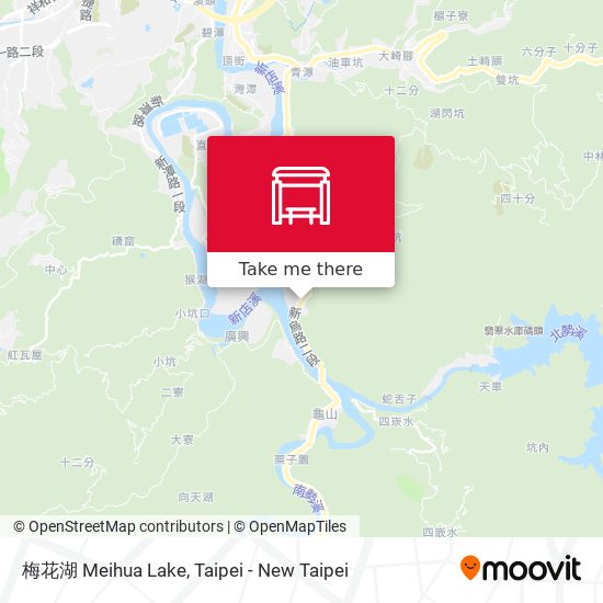 梅花湖 Meihua Lake map