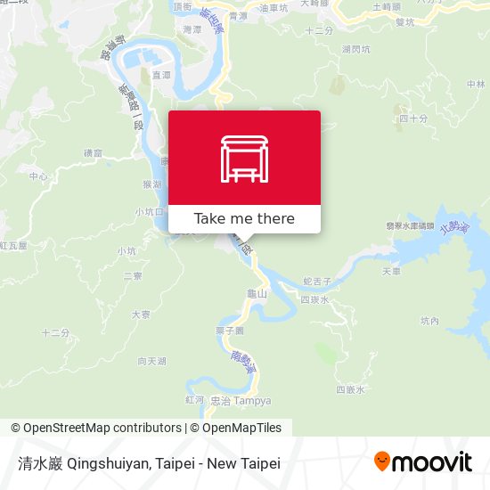 清水巖 Qingshuiyan map