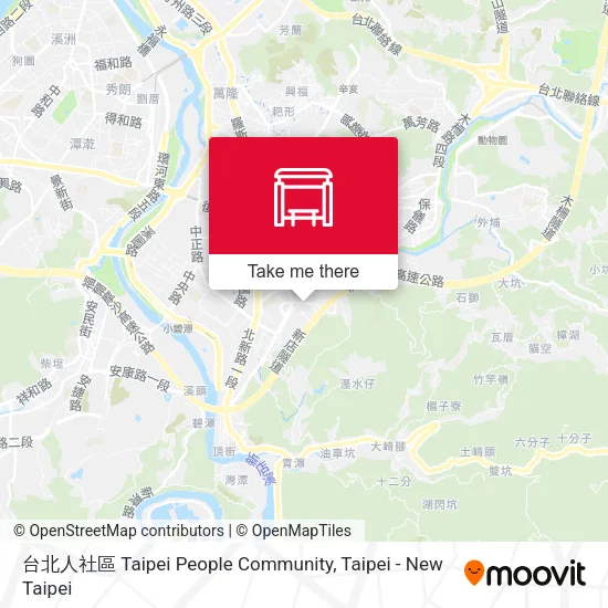 台北人社區 Taipei People Community地圖