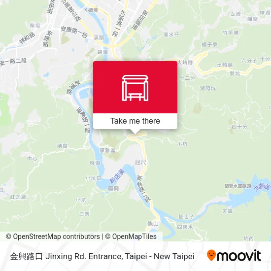 金興路口 Jinxing Rd. Entrance map