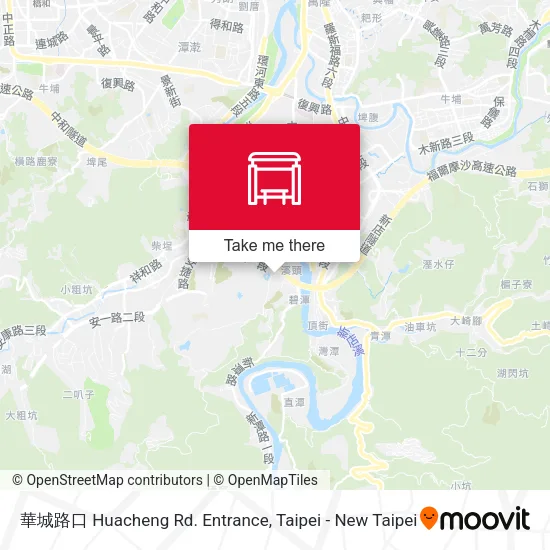 華城路口 Huacheng Rd. Entrance map