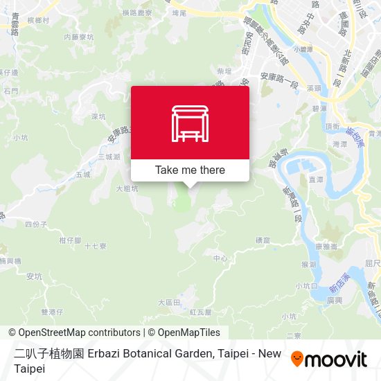 二叭子植物園 Erbazi Botanical Garden map
