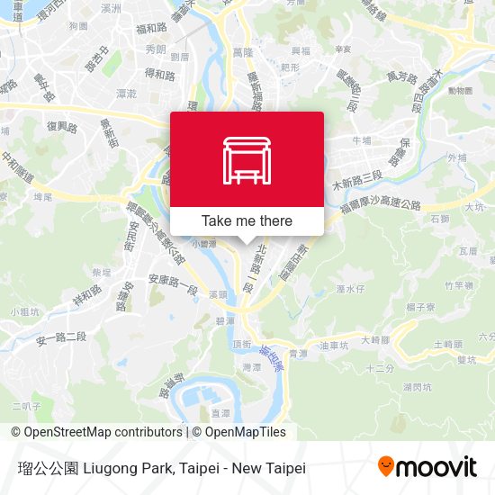 瑠公公園 Liugong Park map