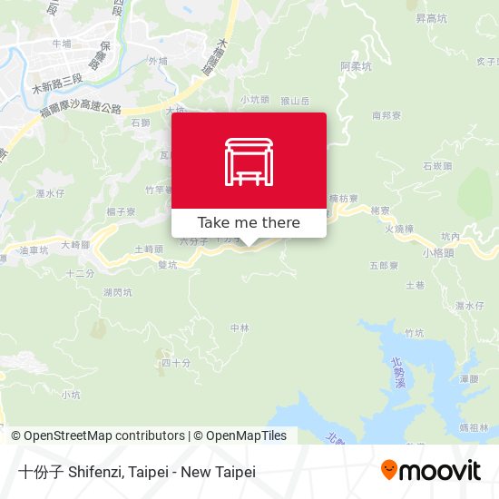 十份子 Shifenzi map