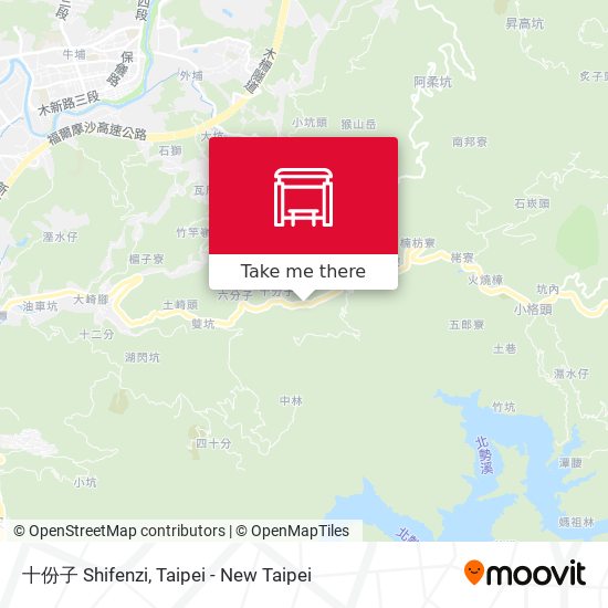 十份子 Shifenzi map