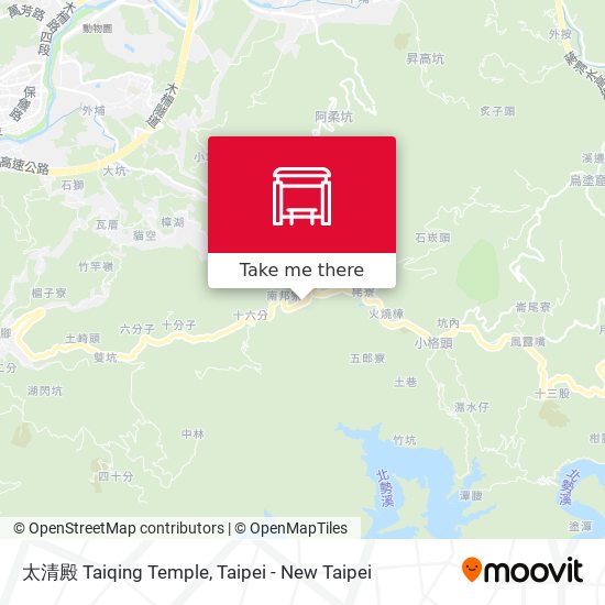 太清殿 Taiqing Temple map