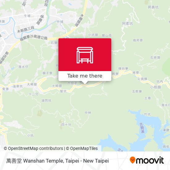 萬善堂 Wanshan Temple map