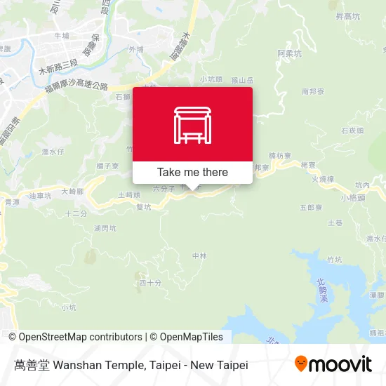 萬善堂 Wanshan Temple map