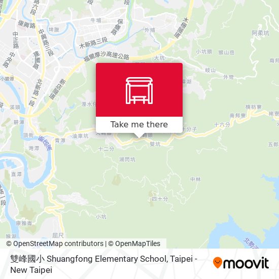 雙峰國小 Shuangfong Elementary School map