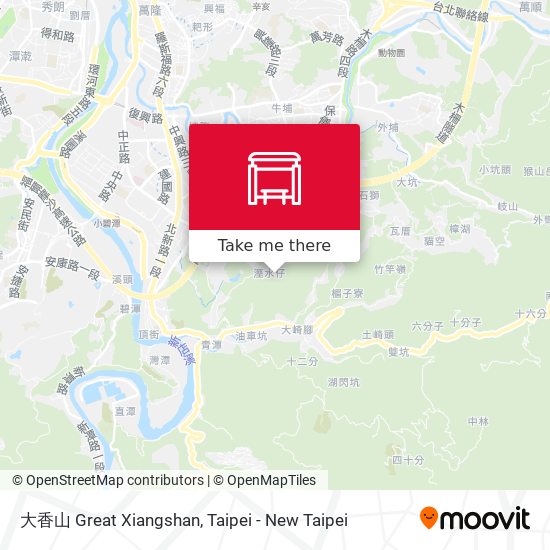 大香山 Great Xiangshan地圖