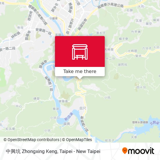 中興坑 Zhongxing Keng map