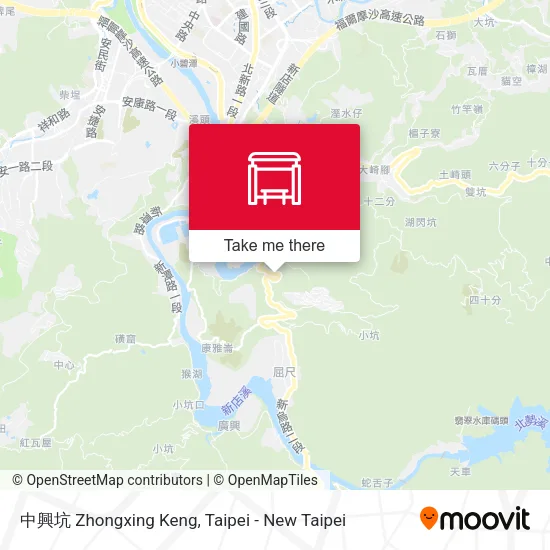 中興坑 Zhongxing Keng map