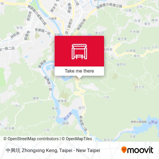 中興坑 Zhongxing Keng map