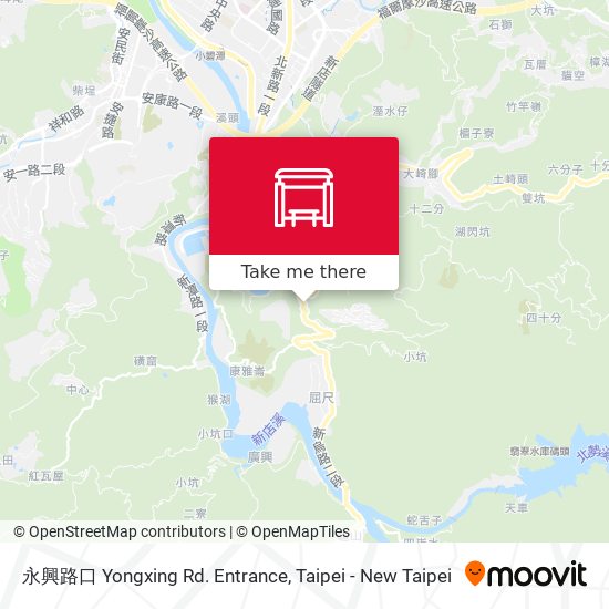 永興路口 Yongxing Rd. Entrance map