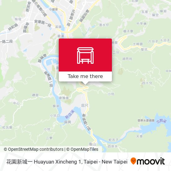 花園新城一 Huayuan Xincheng 1 map