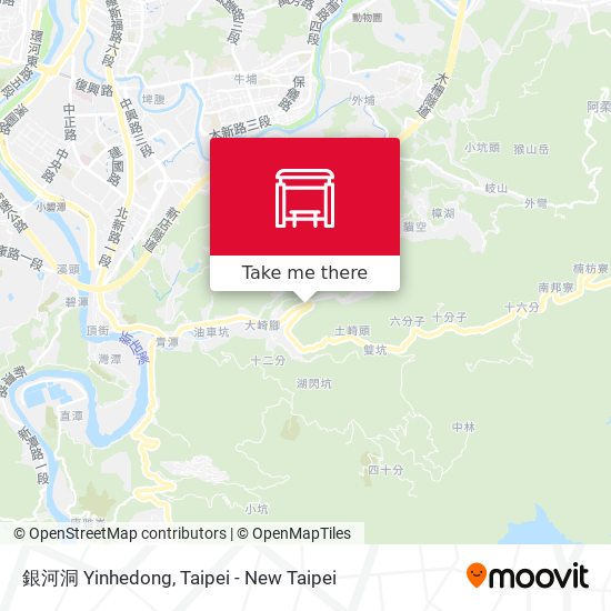銀河洞 Yinhedong map