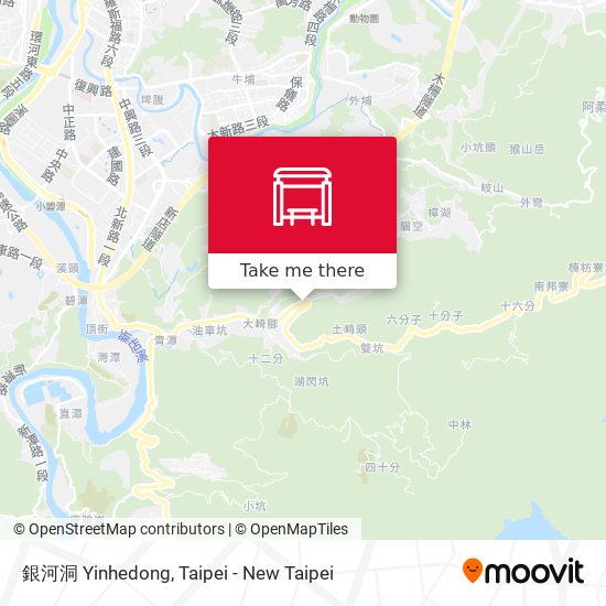 銀河洞 Yinhedong map
