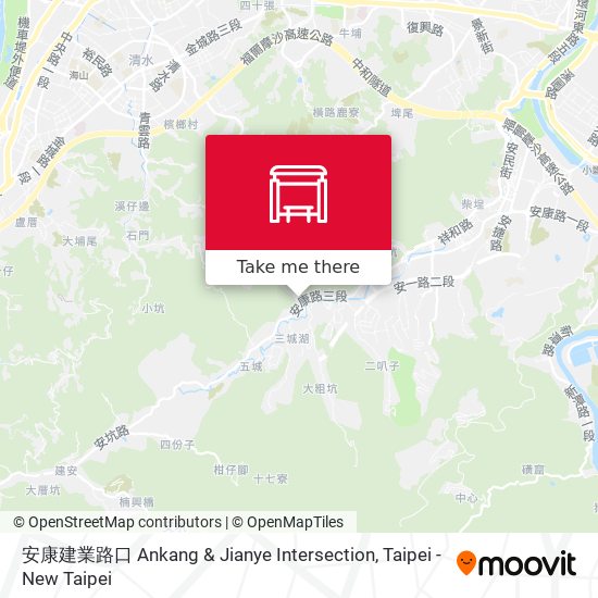 安康建業路口 Ankang & Jianye Intersection map