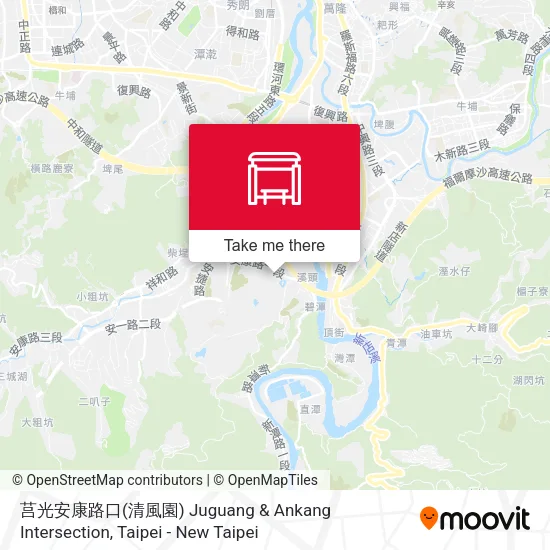 莒光安康路口(清風園) Juguang & Ankang Intersection map
