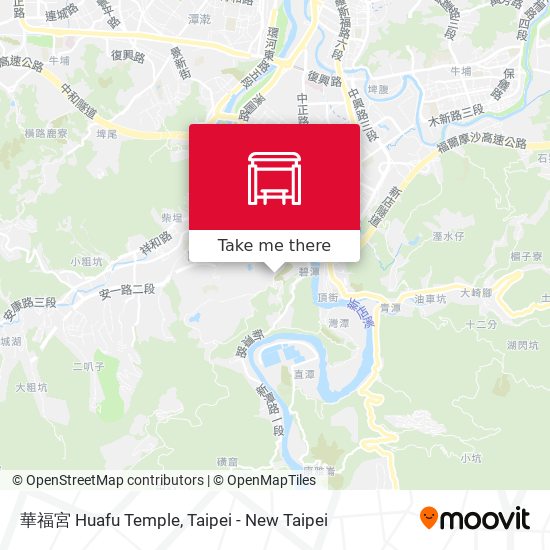 華福宮 Huafu Temple地圖