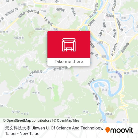 景文科技大學 Jinwen U. Of Science And Technology map