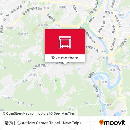 活動中心 Activity Center map