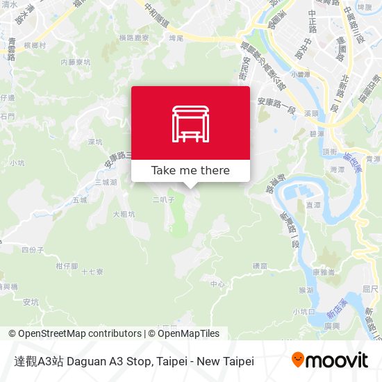 達觀A3站 Daguan A3 Stop地圖
