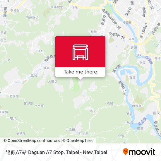 達觀A7站 Daguan A7 Stop地圖