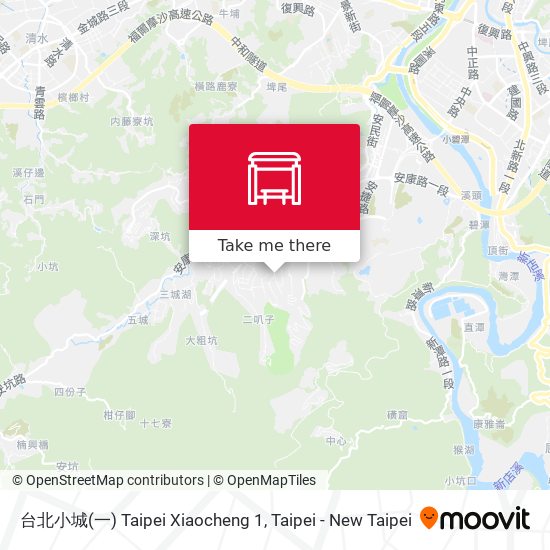 台北小城(一) Taipei Xiaocheng 1 map